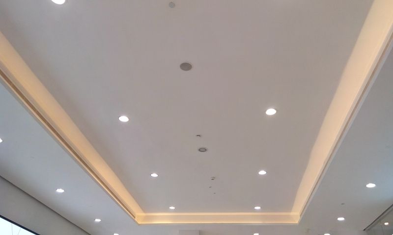 Completed Recessed Lighting